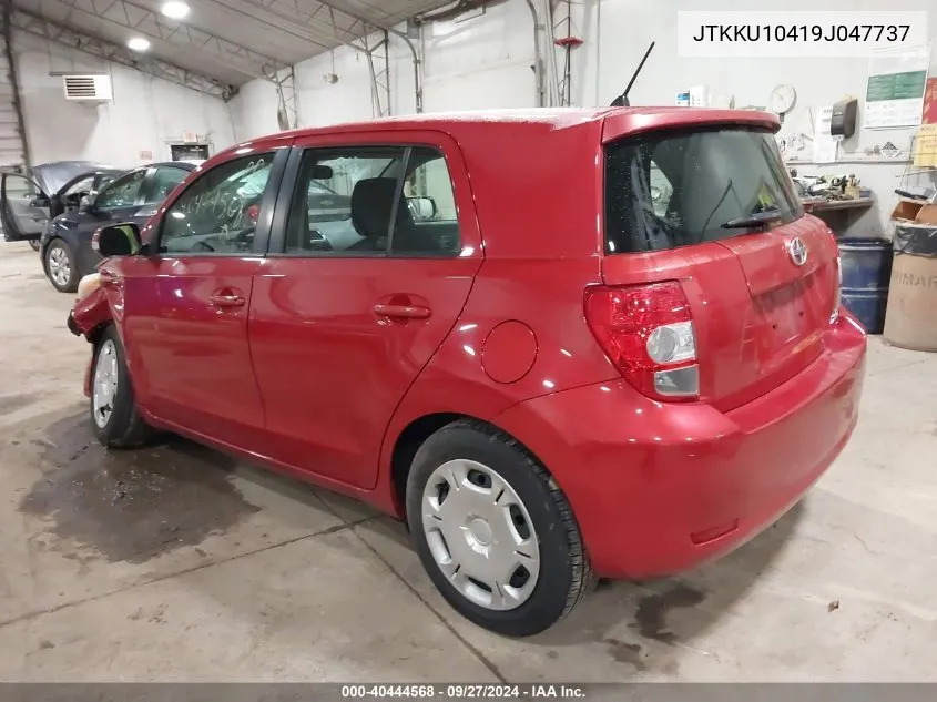 2009 Scion Xd VIN: JTKKU10419J047737 Lot: 40444568