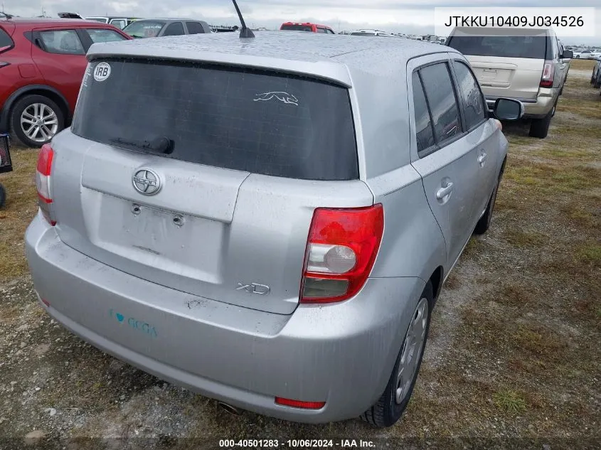 2009 Scion Xd VIN: JTKKU10409J034526 Lot: 40501283