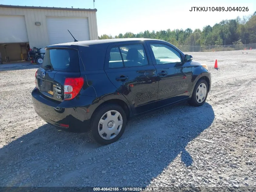 2009 Scion Xd VIN: JTKKU10489J044026 Lot: 40642185