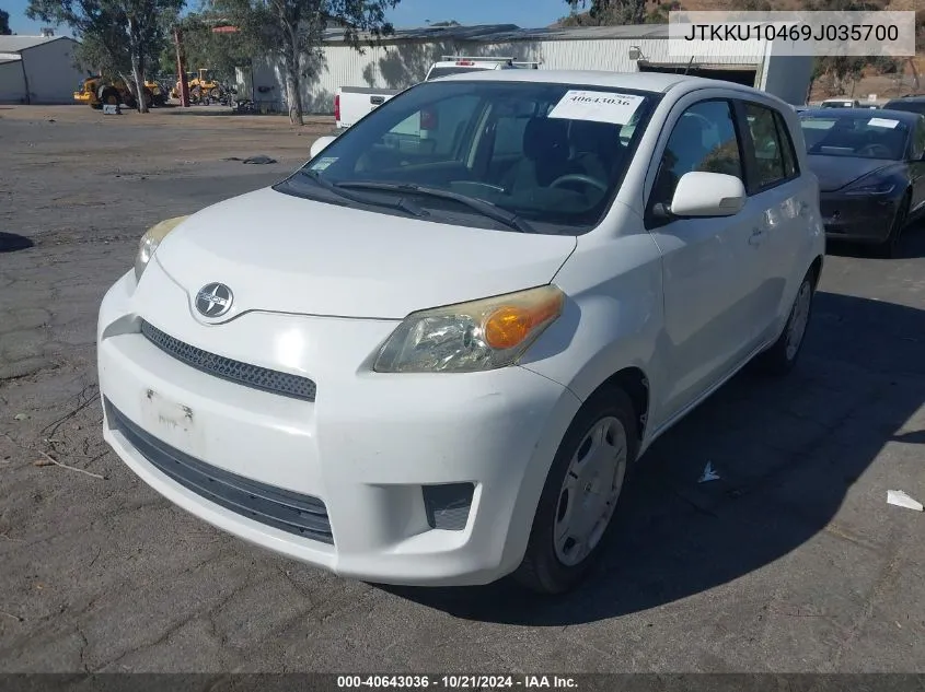 2009 Scion Xd VIN: JTKKU10469J035700 Lot: 40643036