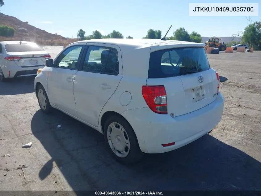 2009 Scion Xd VIN: JTKKU10469J035700 Lot: 40643036