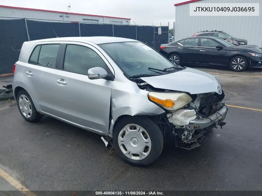 2009 Scion Xd VIN: JTKKU10409J036695 Lot: 40806135