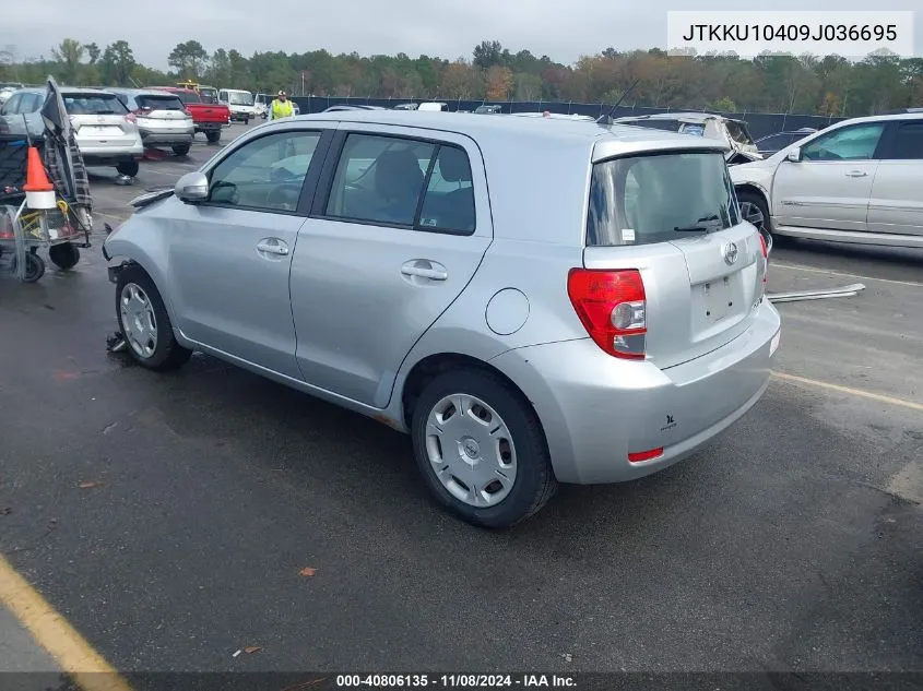 2009 Scion Xd VIN: JTKKU10409J036695 Lot: 40806135