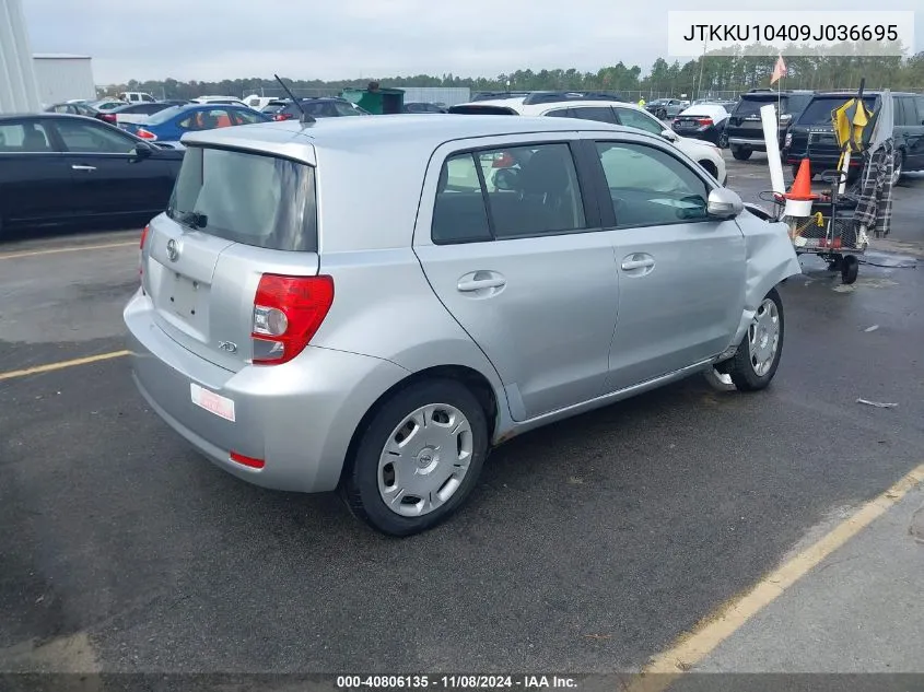 2009 Scion Xd VIN: JTKKU10409J036695 Lot: 40806135