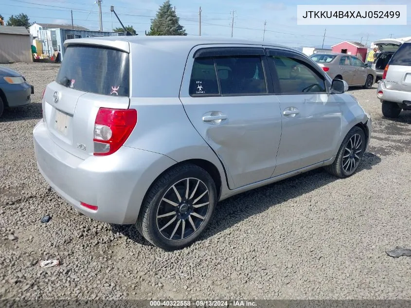 2010 Scion Xd VIN: JTKKU4B4XAJ052499 Lot: 40322558