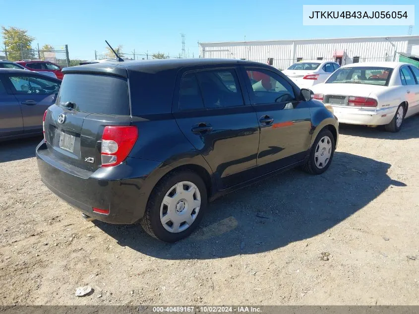 2010 Scion Xd VIN: JTKKU4B43AJ056054 Lot: 40489167