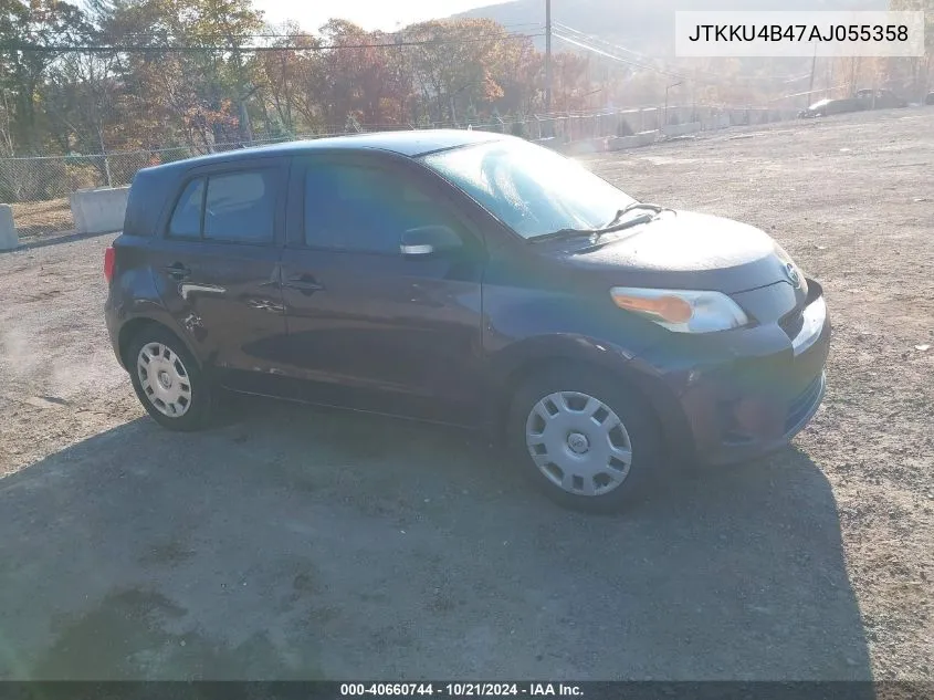 2010 Scion Xd VIN: JTKKU4B47AJ055358 Lot: 40660744