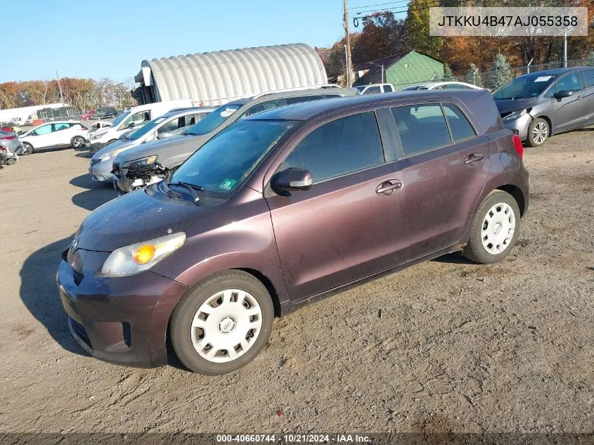 2010 Scion Xd VIN: JTKKU4B47AJ055358 Lot: 40660744