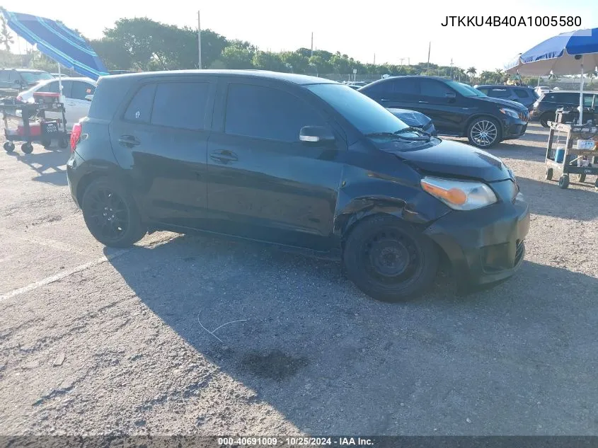 2010 Scion Xd VIN: JTKKU4B40A1005580 Lot: 40691009