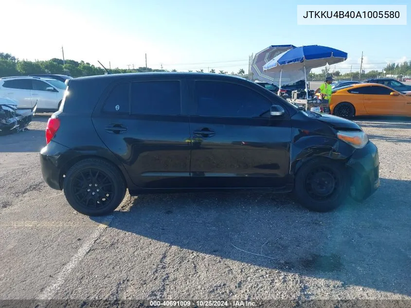 2010 Scion Xd VIN: JTKKU4B40A1005580 Lot: 40691009