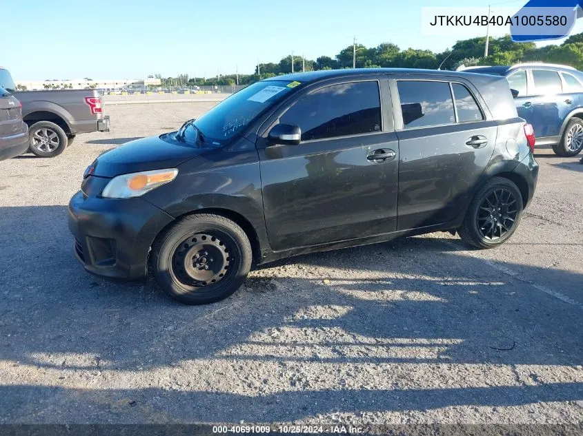 2010 Scion Xd VIN: JTKKU4B40A1005580 Lot: 40691009