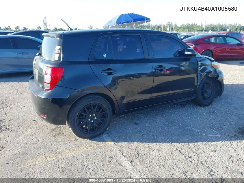 2010 Scion Xd VIN: JTKKU4B40A1005580 Lot: 40691009