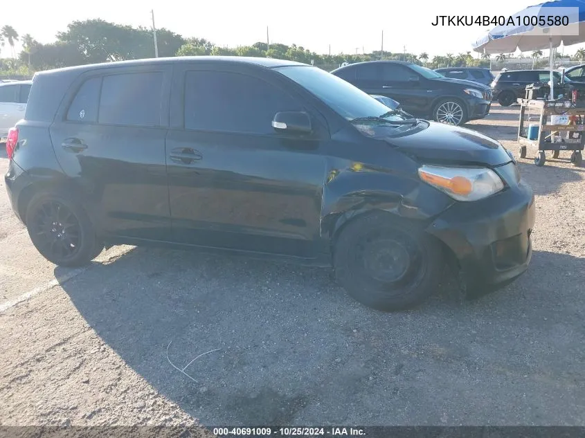 2010 Scion Xd VIN: JTKKU4B40A1005580 Lot: 40691009