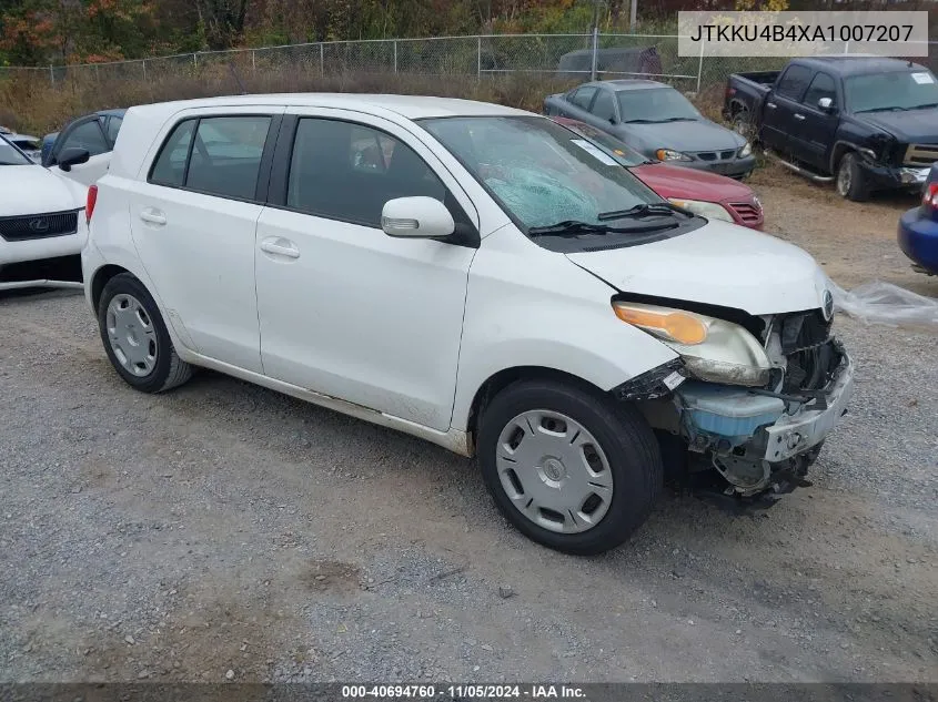 2010 Scion Xd VIN: JTKKU4B4XA1007207 Lot: 40694760