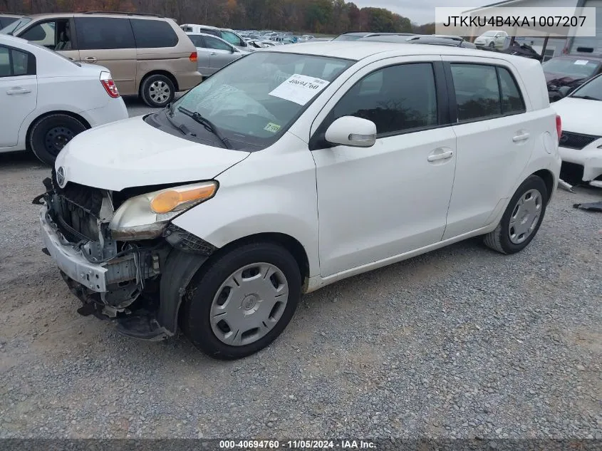 2010 Scion Xd VIN: JTKKU4B4XA1007207 Lot: 40694760