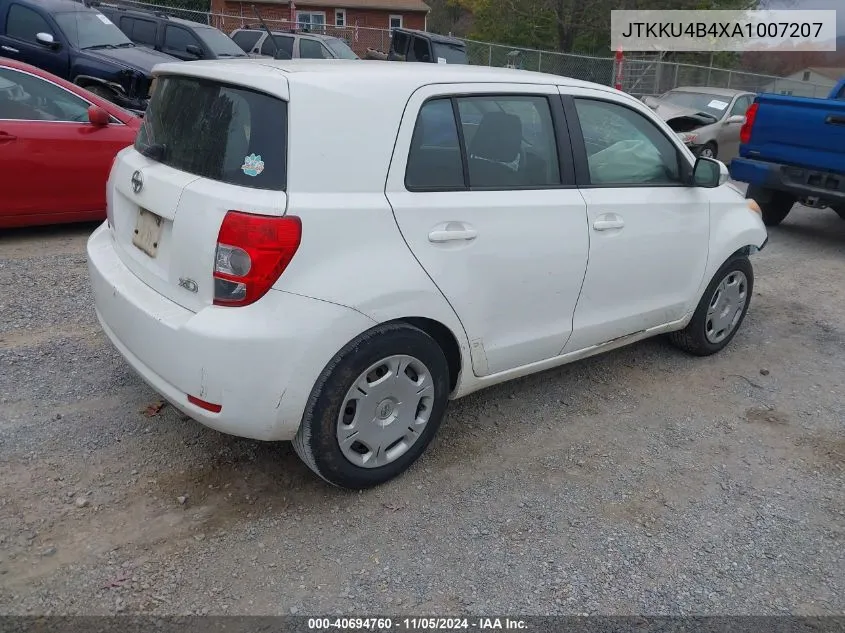 2010 Scion Xd VIN: JTKKU4B4XA1007207 Lot: 40694760