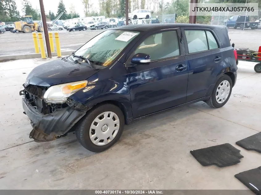 2010 Scion Xd VIN: JTKKU4B4XAJ057766 Lot: 40730174