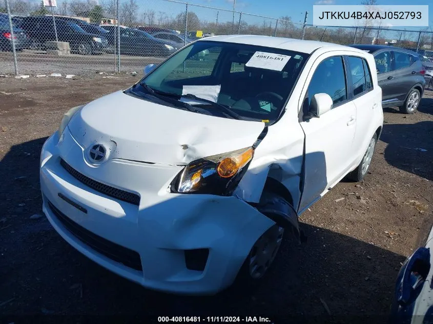 2010 Scion Xd VIN: JTKKU4B4XAJ052793 Lot: 40816481