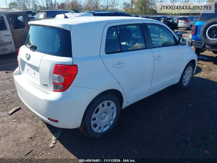 2010 Scion Xd VIN: JTKKU4B4XAJ052793 Lot: 40816481