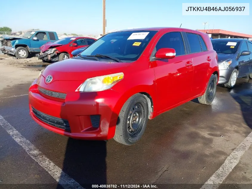 2010 Scion Xd VIN: JTKKU4B46AJ056937 Lot: 40838782