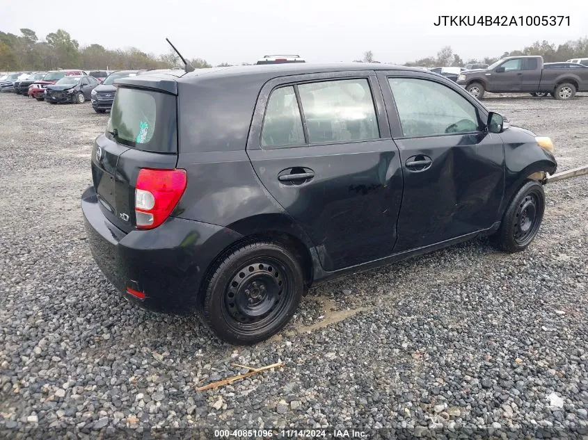 2010 Scion Xd VIN: JTKKU4B42A1005371 Lot: 40851096