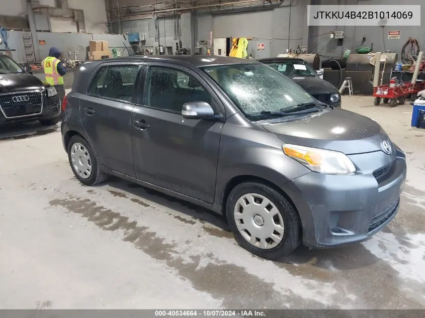 2011 Scion Xd VIN: JTKKU4B42B1014069 Lot: 40534664