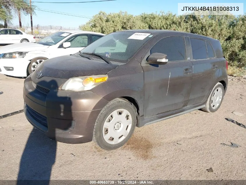 2011 Scion Xd VIN: JTKKU4B41B1008313 Lot: 40653739