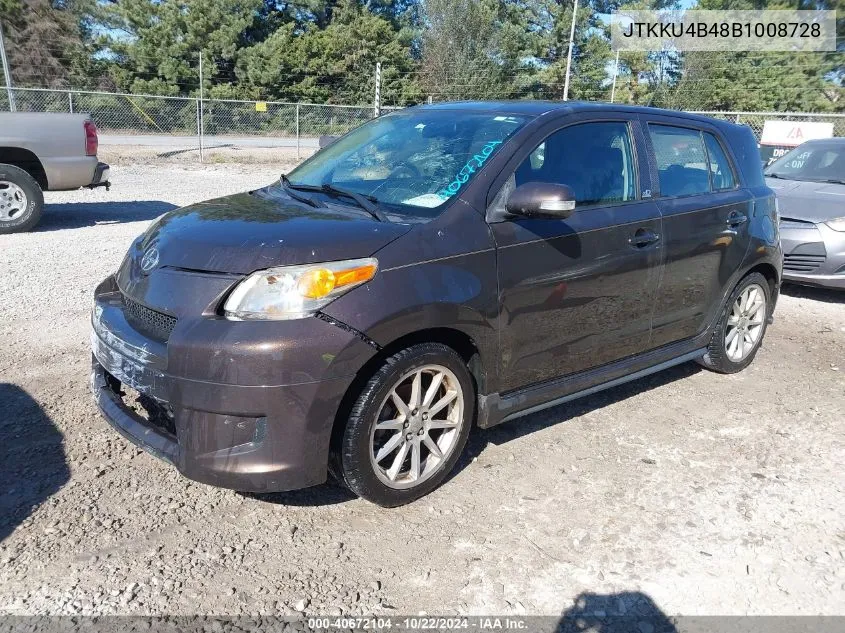 2011 Scion Xd Release Series 3.0 VIN: JTKKU4B48B1008728 Lot: 40672104