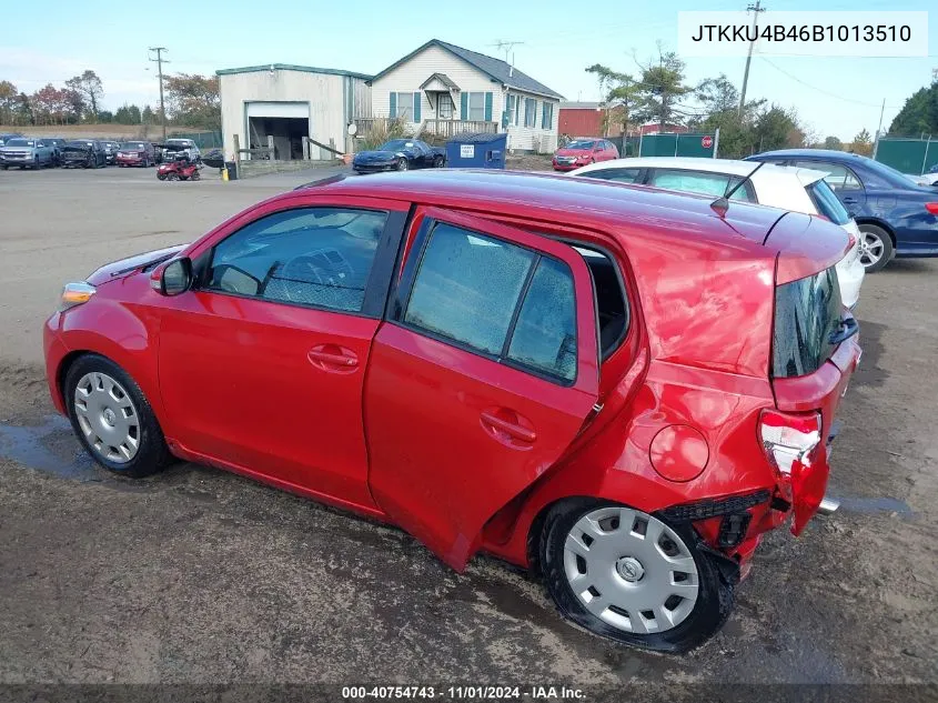 2011 Scion Xd VIN: JTKKU4B46B1013510 Lot: 40754743