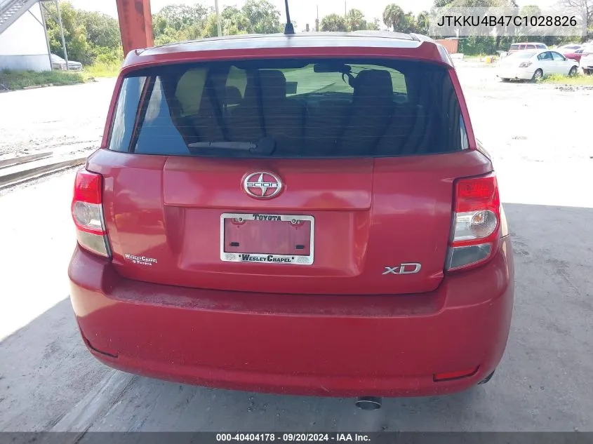 JTKKU4B47C1028826 2012 Scion Xd