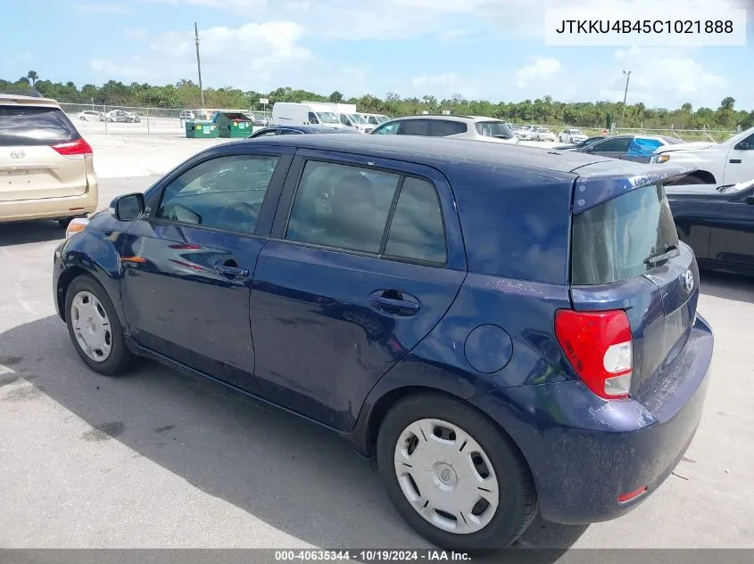 JTKKU4B45C1021888 2012 Scion Xd