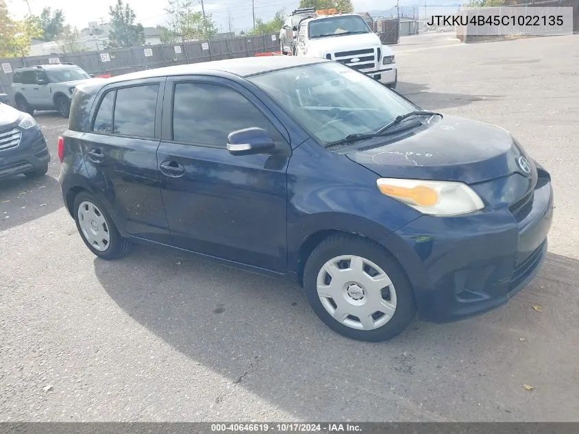 JTKKU4B45C1022135 2012 Scion Xd