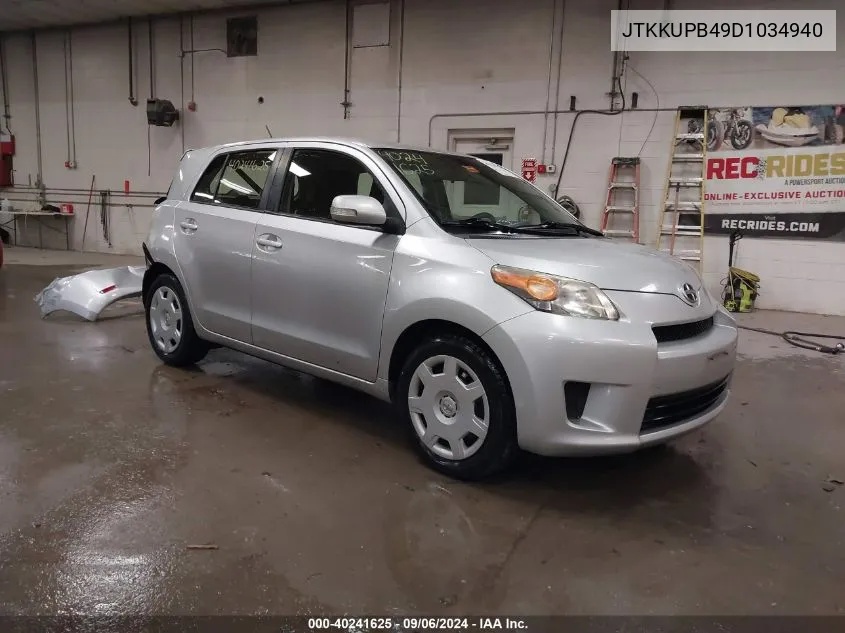 JTKKUPB49D1034940 2013 Scion Xd