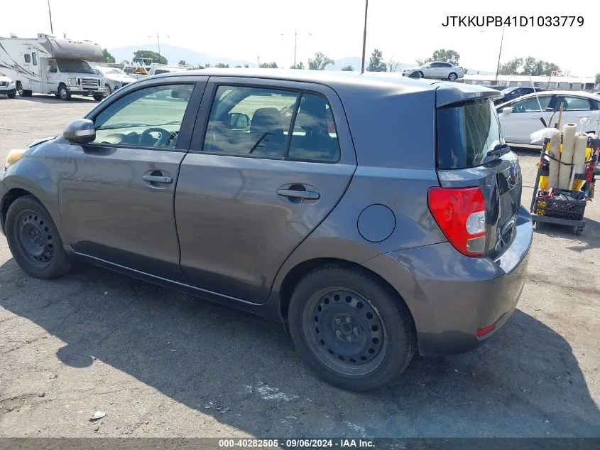 2013 Scion Xd VIN: JTKKUPB41D1033779 Lot: 40282505