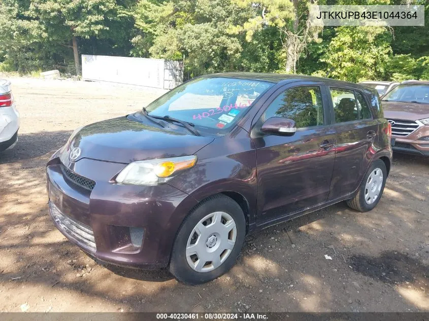 JTKKUPB43E1044364 2014 Scion Xd