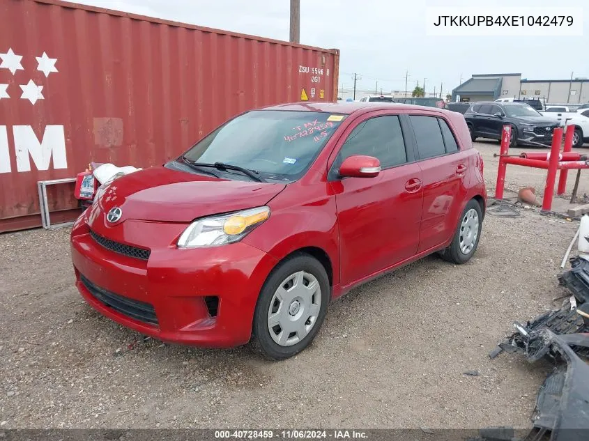 2014 Scion Xd VIN: JTKKUPB4XE1042479 Lot: 40728459