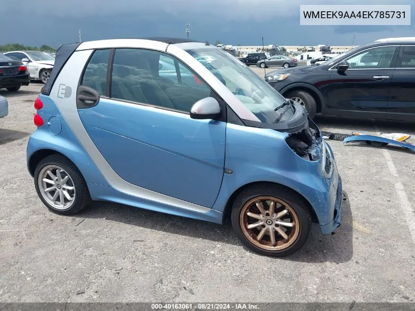 WMEEK9AA4EK785731 2014 Smart Fortwo Electric Drive