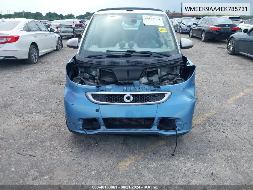 WMEEK9AA4EK785731 2014 Smart Fortwo Electric Drive