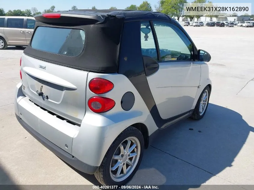 WMEEK31X28K162890 2008 Smart Fortwo Passion