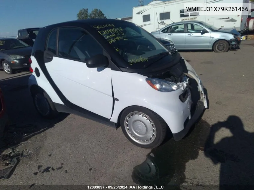 WMEEJ31X79K261466 2009 Smart Fortwo Pure/Passion