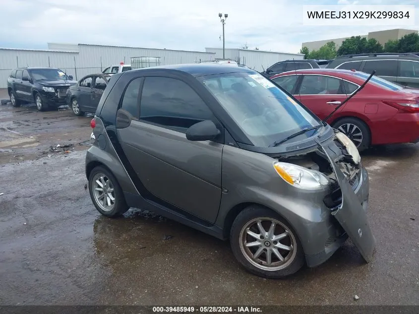 2009 Smart Fortwo Brabus/Passion/Pure VIN: WMEEJ31X29K299834 Lot: 39485949