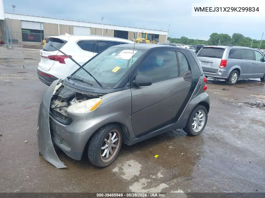 2009 Smart Fortwo Brabus/Passion/Pure VIN: WMEEJ31X29K299834 Lot: 39485949