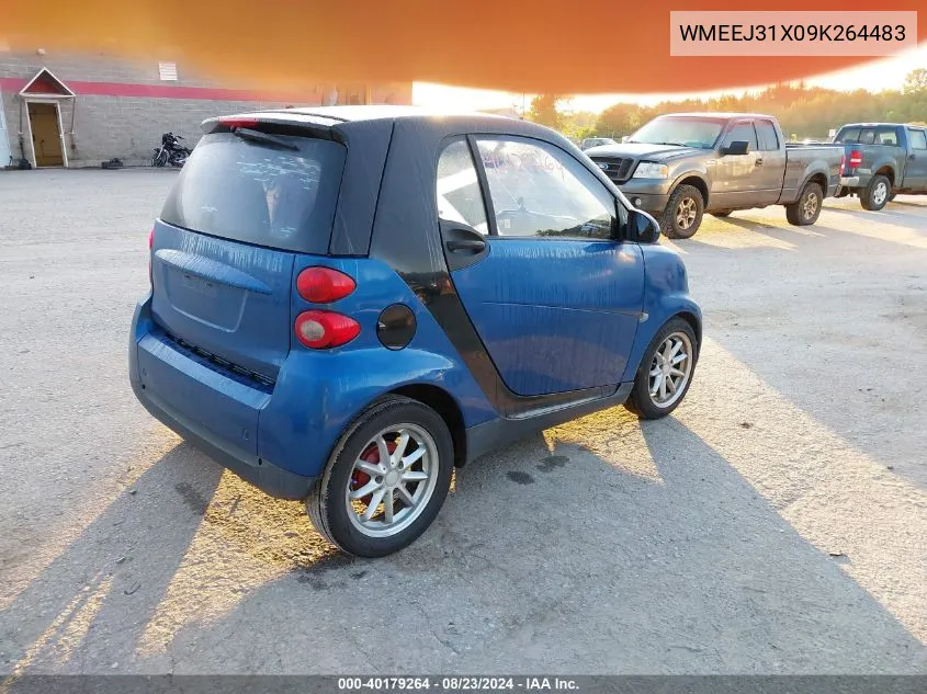 WMEEJ31X09K264483 2009 Smart Fortwo Brabus/Passion/Pure