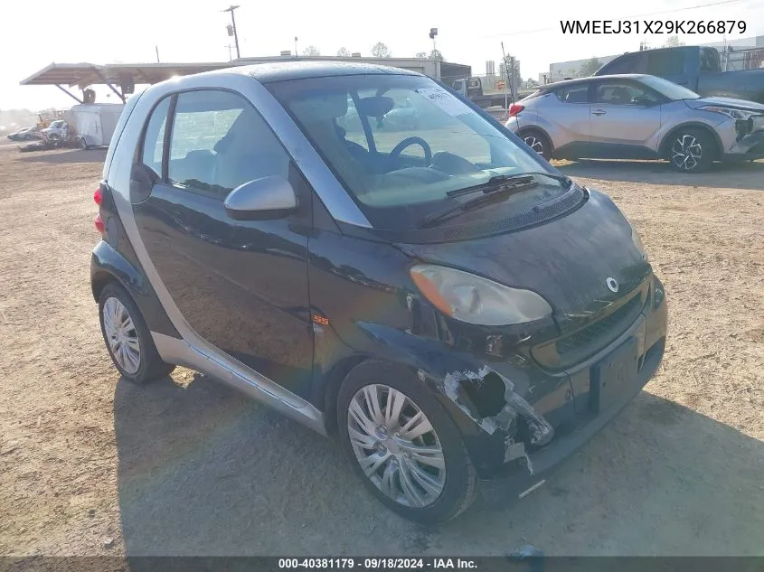 2009 Smart Fortwo Brabus/Passion/Pure VIN: WMEEJ31X29K266879 Lot: 40381179