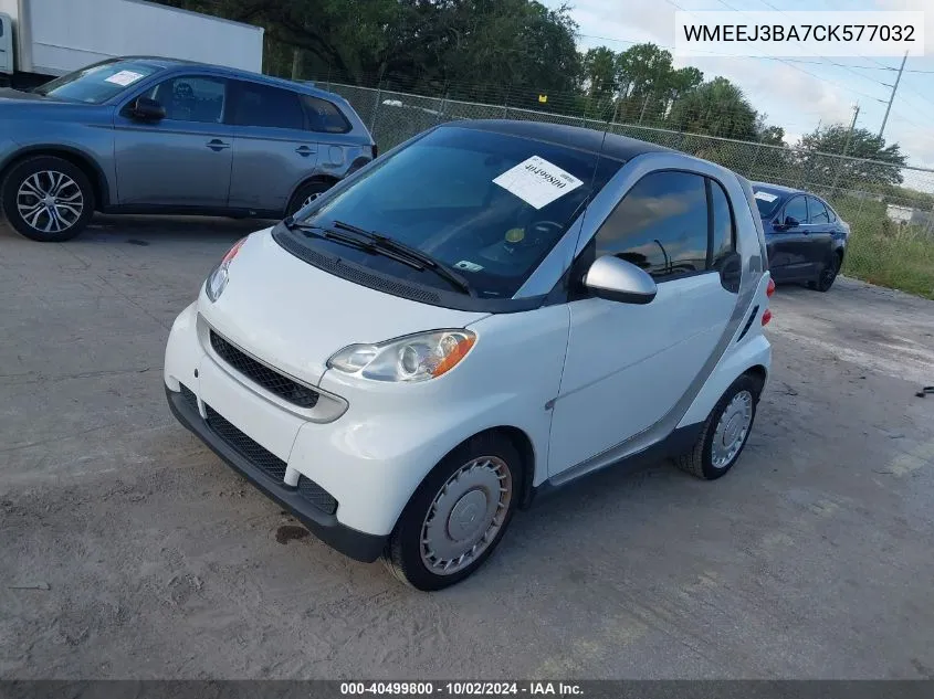 WMEEJ3BA7CK577032 2012 Smart Fortwo Passion/Pure