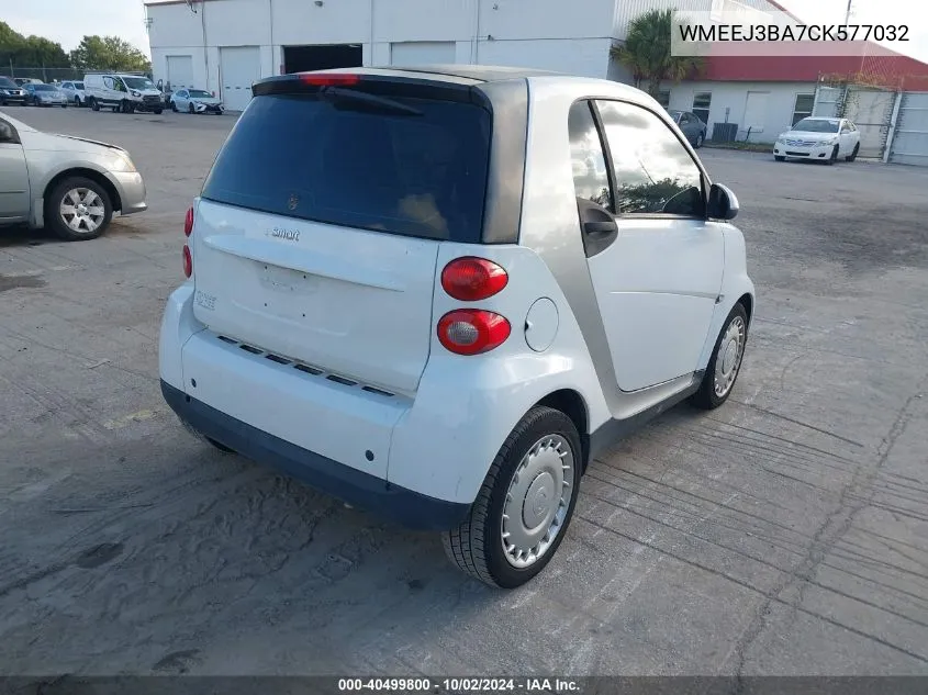 WMEEJ3BA7CK577032 2012 Smart Fortwo Passion/Pure