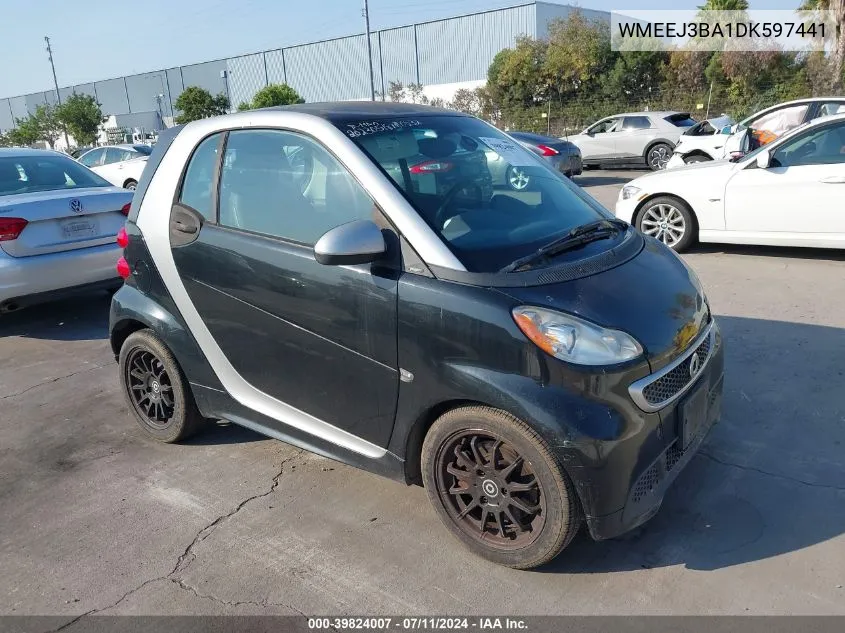 WMEEJ3BA1DK597441 2013 Smart Fortwo Passion/Pure