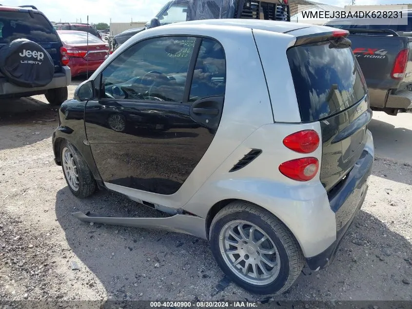 WMEEJ3BA4DK628231 2013 Smart Fortwo Passion/Pure