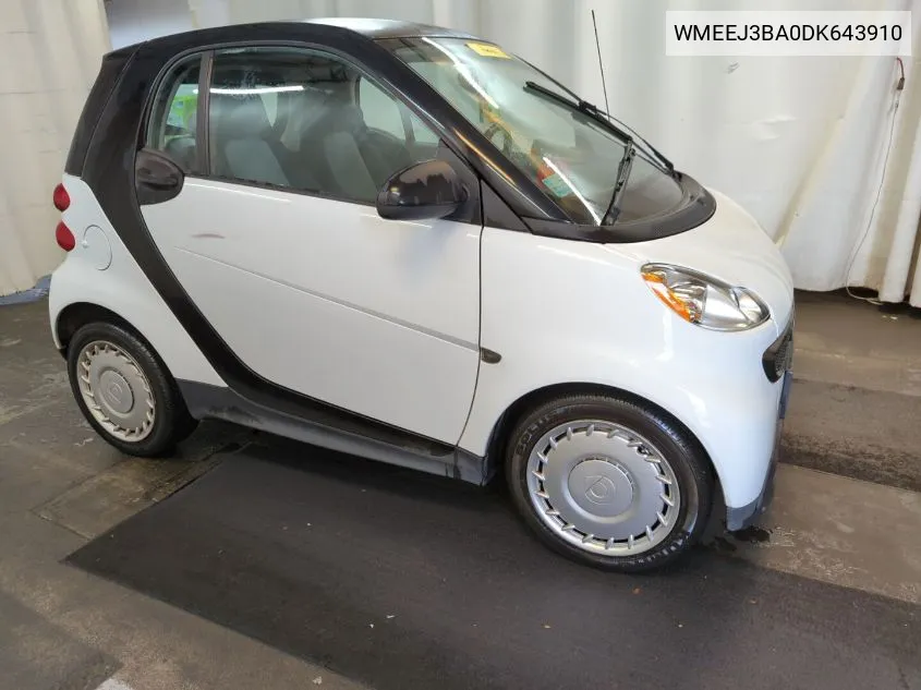 WMEEJ3BA0DK643910 2013 Smart Fortwo Passion/Pure