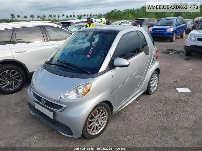 2013 Smart Fortwo Pure/Passion VIN: WMEEJ3BAXDK631473 Lot: 40519949